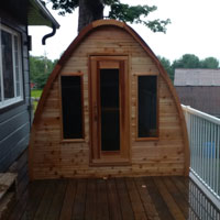POD Sauna with Changeroom