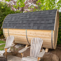 Barrel Sauna Roof Kits