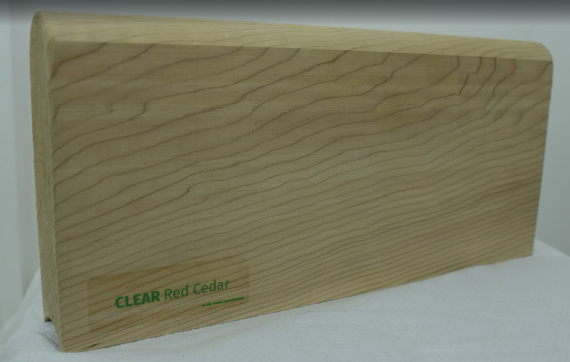Clear Cedar Sauna Stave - Sample Block photo 3