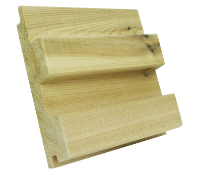Knotty Cedar Villa Siding - Sample Block photo 2