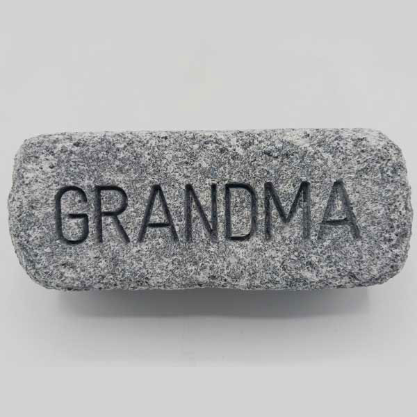 GRANDMA, Engraved Soapstone