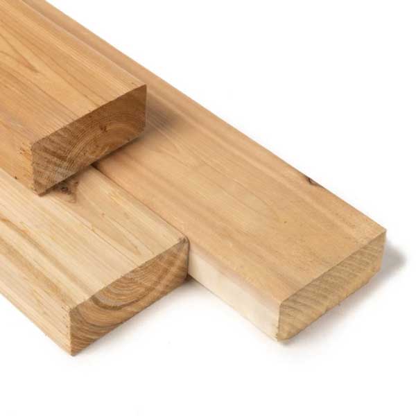 2x4 S4S Knotty Cedar