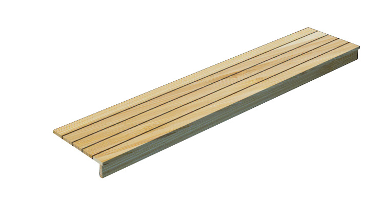13"x68" Cabin Sauna Bench