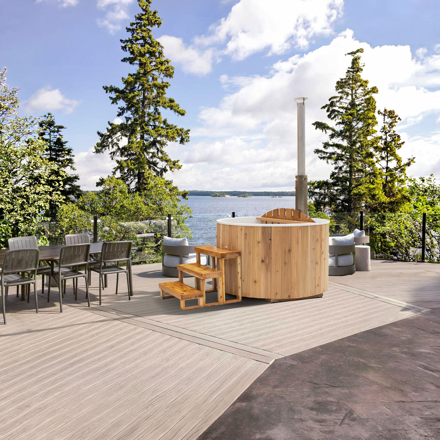 The Evolution Cedar Tub 5' (150 cm)