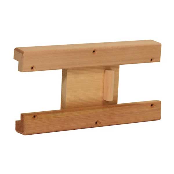 3 Piece Cedar Slider Vent Cover