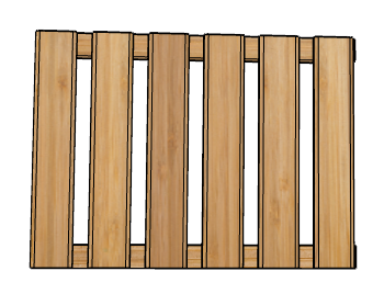 21-1/16"x17" L Bench End Support photo 2