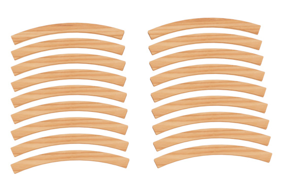 Trim Kit for Barrel Saunas (18pcs for 2 Sides)