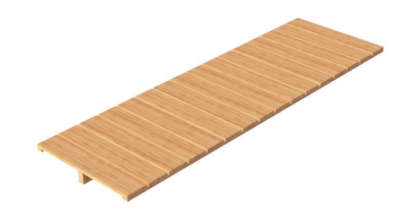 29-1/2" x 94-1/2" Flat Floor