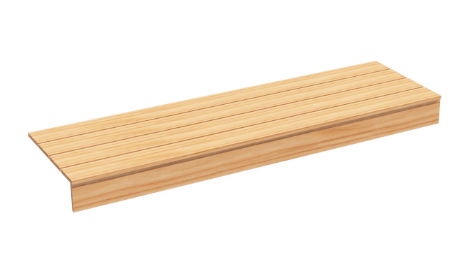 23 1/2" Wide x 79 1/4" Long Pre-Assembled Bench