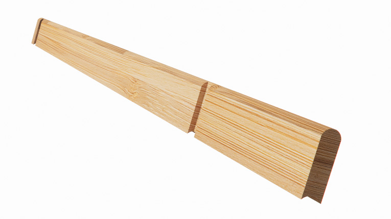 94-1/2" Stave Notched for Right Side