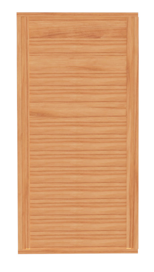 Assembled Back Wall - Knotty Red Cedar