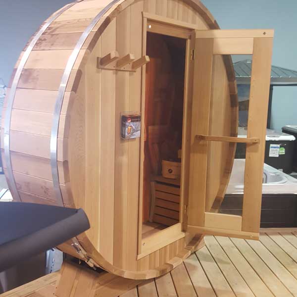 2' (60cm) Deep Barrel Display - Knotty Cedar photo 2