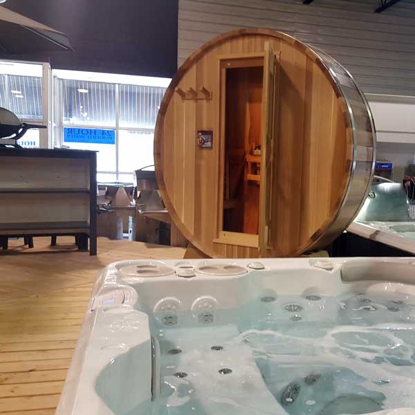 2' (60cm) Deep Barrel Display - Knotty Cedar photo 3