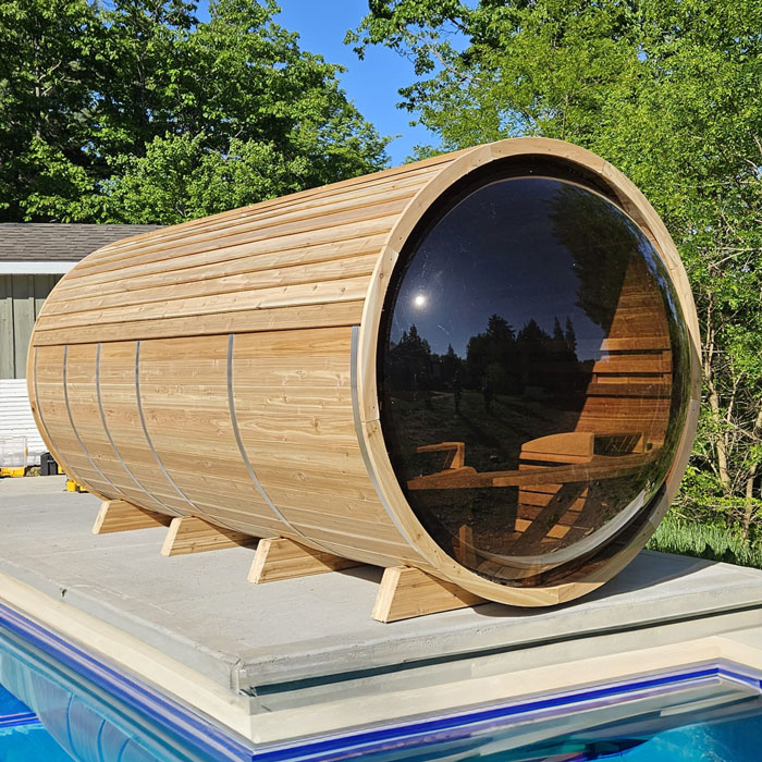 Panoramic Barrel Sauna photo 4