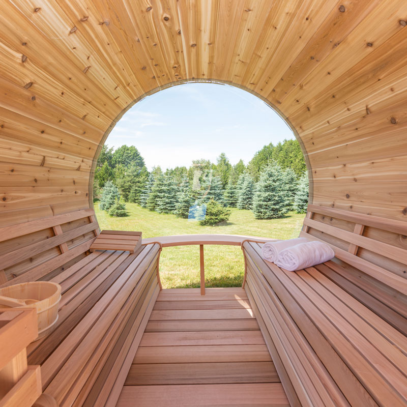 Panoramic Barrel Sauna photo 5