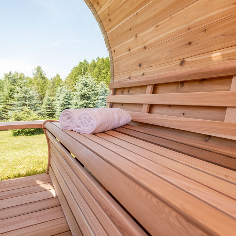 Panoramic Barrel Sauna photo 7