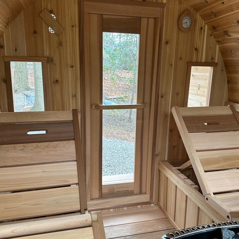 Panoramic Barrel Sauna photo 9