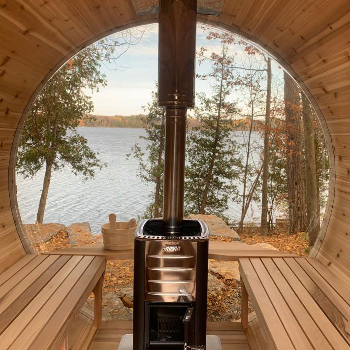 Panoramic Barrel Sauna photo 10