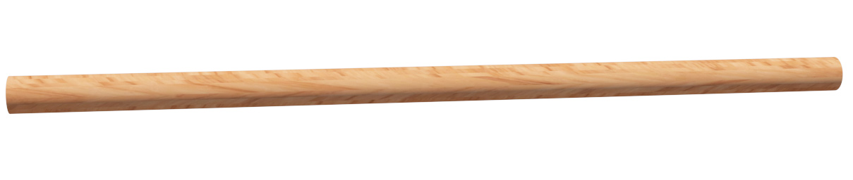 Log Roof Bottom Side Plate with 4 Holes