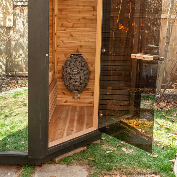 Pure Cube Trinity Sauna - Knotty Red Cedar photo 5