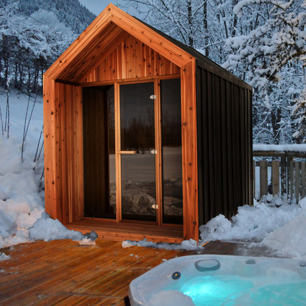 Pure Cube Hudson Sauna - Knotty Red Cedar photo 4