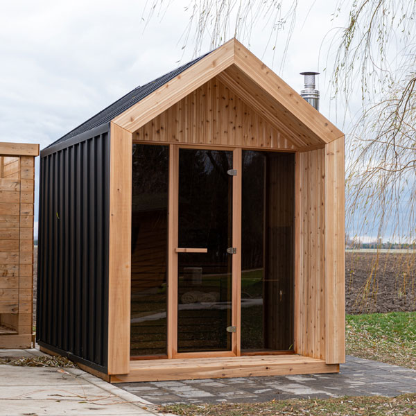 Pure Cube Hudson Sauna - Knotty Red Cedar photo 6