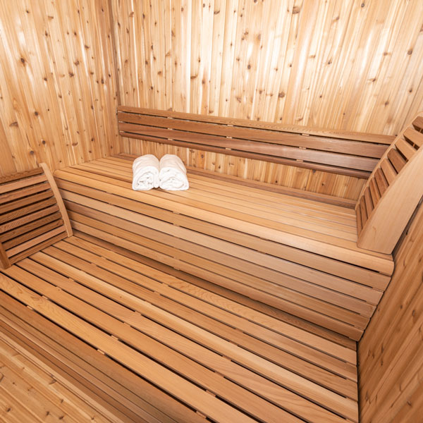 Pure Cube Hudson Sauna - Knotty Red Cedar photo 8
