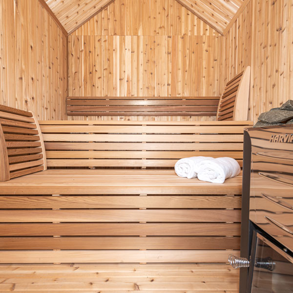 Pure Cube Hudson Sauna - Knotty Red Cedar photo 9