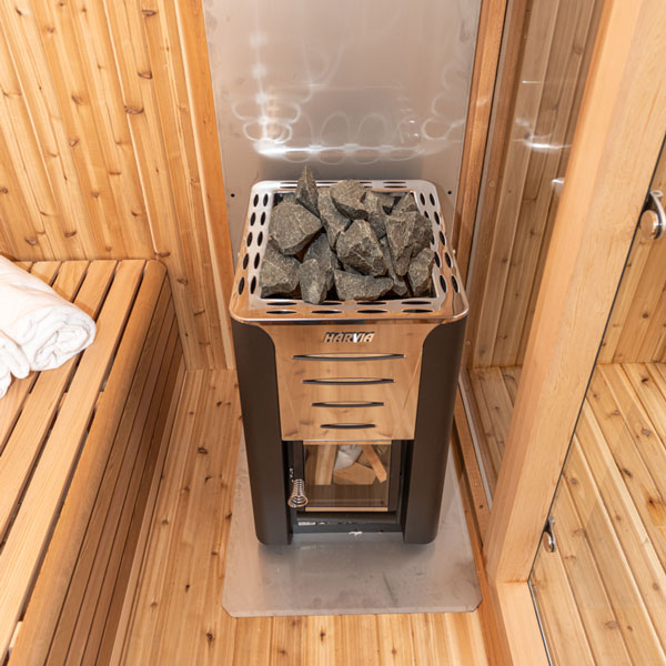 Pure Cube Hudson Sauna - Knotty Red Cedar photo 10
