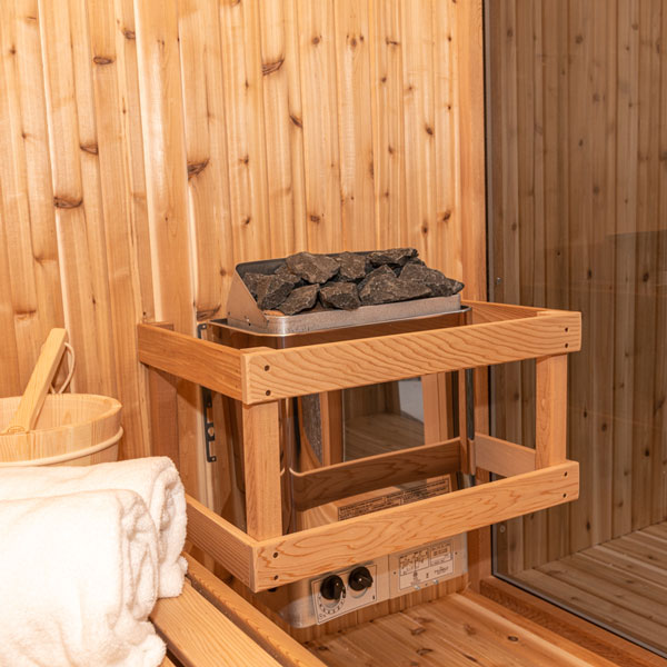 Pure Cube Hudson Sauna - Knotty Red Cedar photo 11