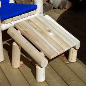 Log Chair Footrest
