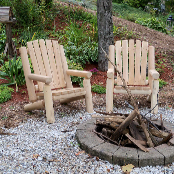 Adirondack Log Chair photo 2
