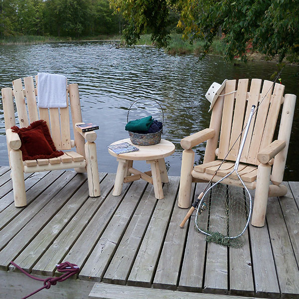 Adirondack Log Chair photo 3