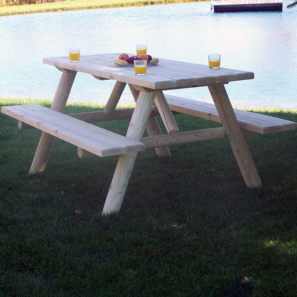 Log Picnic Table photo 4