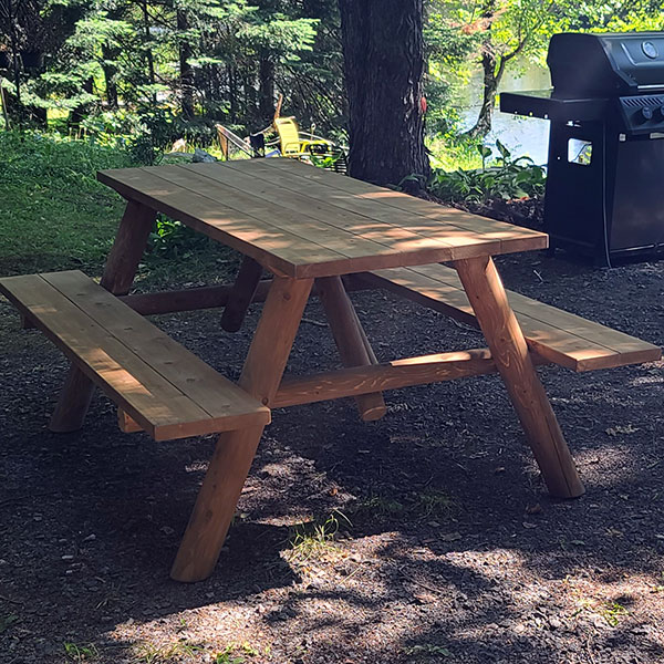Log Picnic Table photo 5