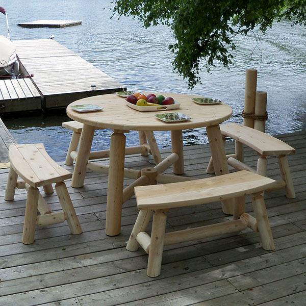 Curved Dining Bench photo 2