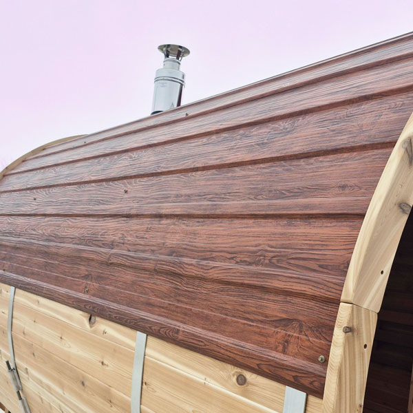 Woodgrain Metal Roof photo 2