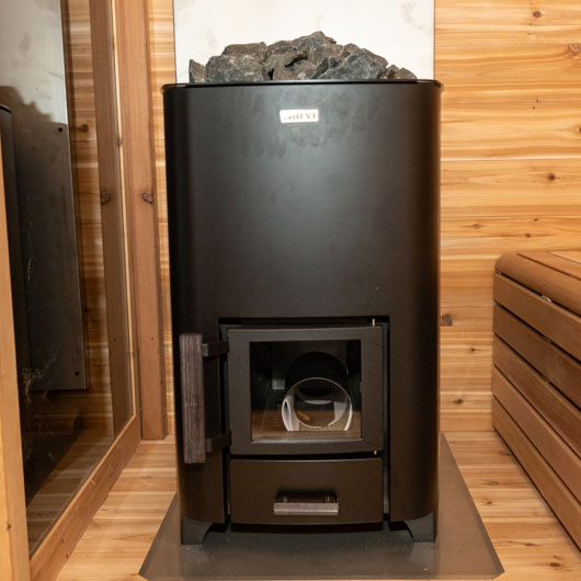 Narvi NC Black Wood Burning Sauna Heater photo 4