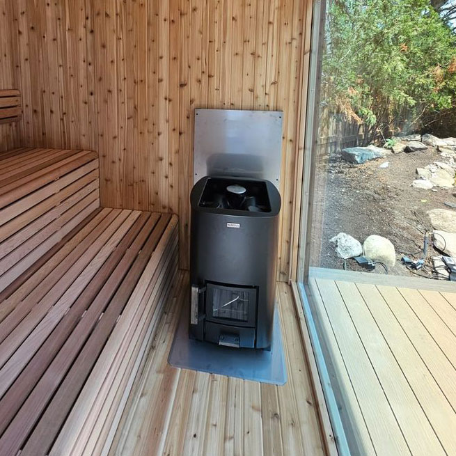 Narvi NC Black Wood Burning Sauna Heater photo 5
