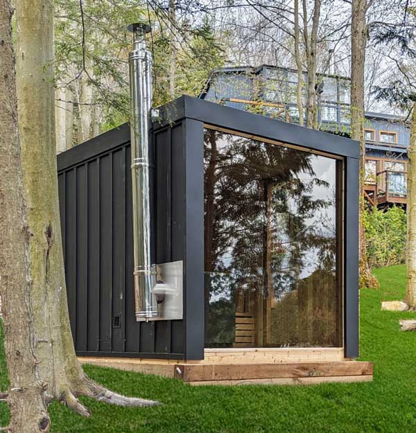 Pure Cube Neptune Sauna - Knotty Red Cedar photo 10
