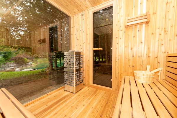 Pure Cube Neptune Sauna - Knotty Red Cedar photo 11