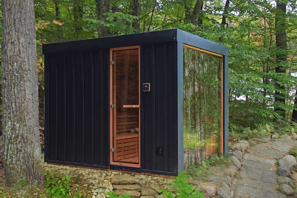 Pure Cube Neptune Sauna - Knotty Red Cedar photo 12