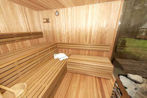 Pure Cube Neptune Sauna - Knotty Red Cedar photo 15