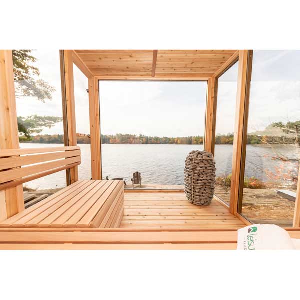 Pure Cube Orion Sauna - Knotty Red Cedar photo 5