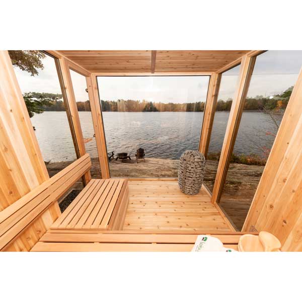 Pure Cube Orion Sauna - Knotty Red Cedar photo 6