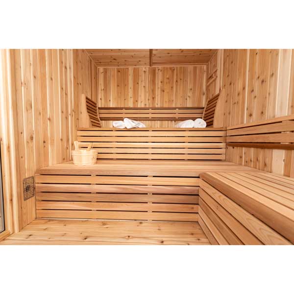 Pure Cube Orion Sauna - Knotty Red Cedar photo 7