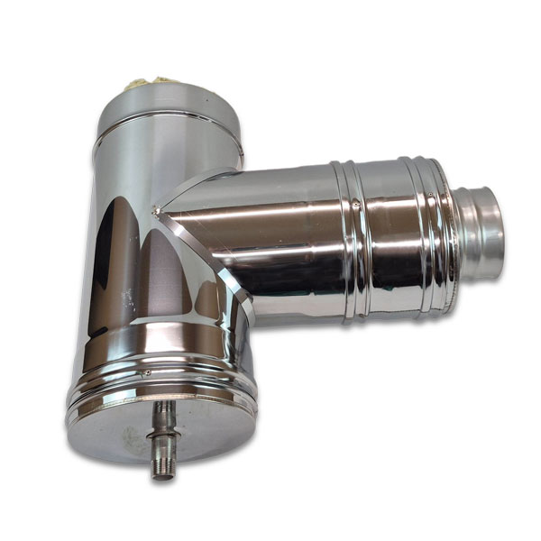 Stainless "T" for Insulated Chimney photo 2